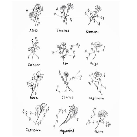 The danger that this zodiac sign exudes. . Leo birth flower tattoo